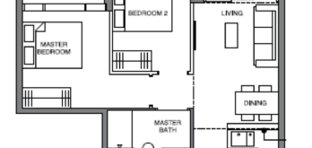 leedon-green-2-bedroom-floor-plan-b1-singapore
