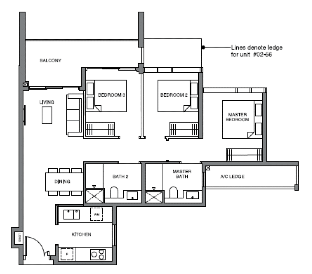 Leedon Green Floor Plan +65 61001116 Singapore