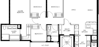 leedon-green-4-bedroom-utility-private-lift-floor-plan-d1-singapore